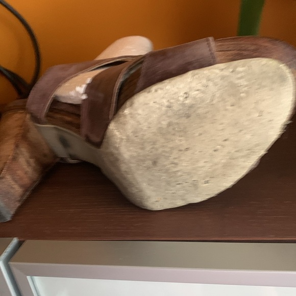 VIRUS sandals, made in Portugal, leather, platform 2.5 cm., heels (10 cm) - Picture 2 of 4